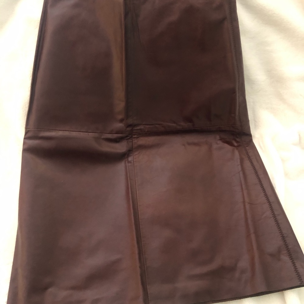 Vintage GAP genuine leather skirt